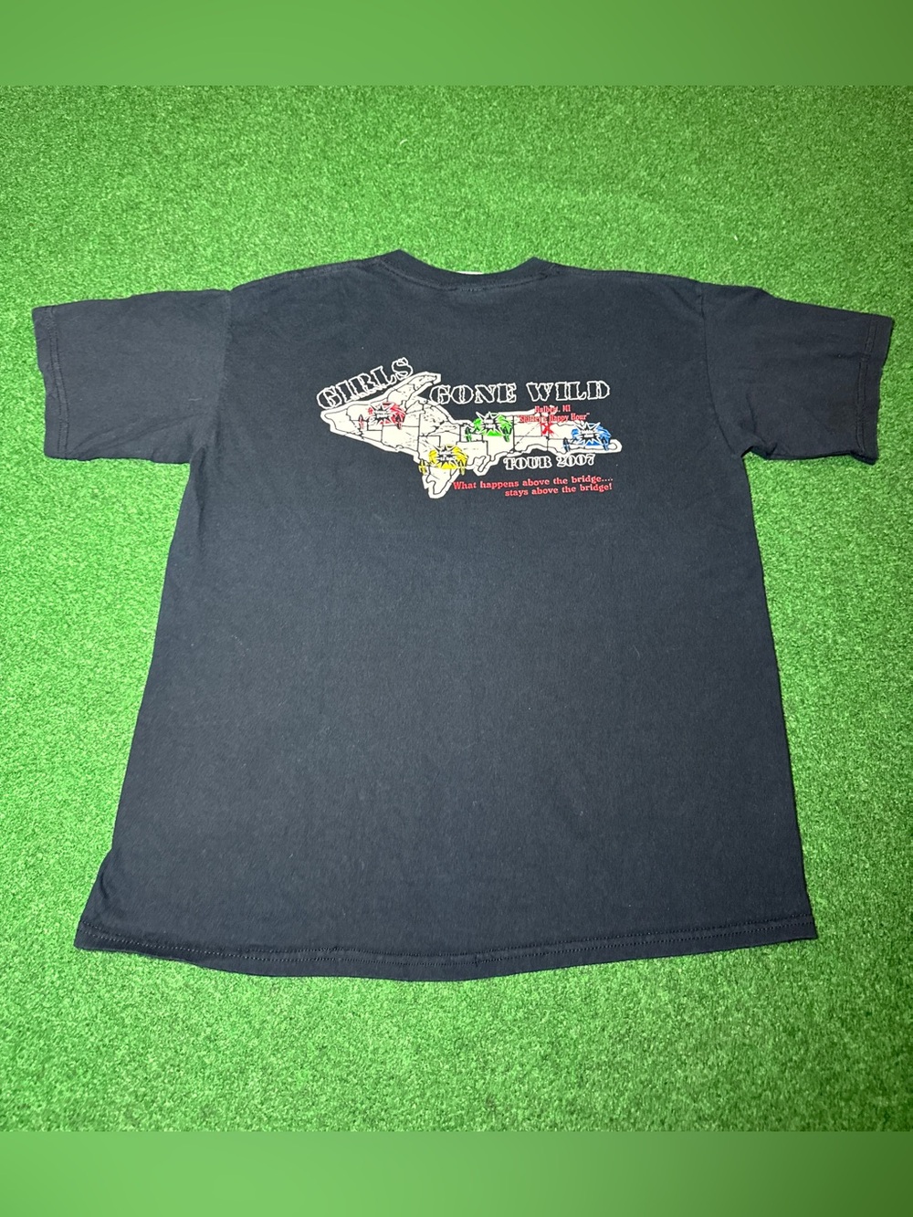 Girls Gone Wild Vintage T Shirt Y2K Tour MTV Adult Large RARE I Got Spanked